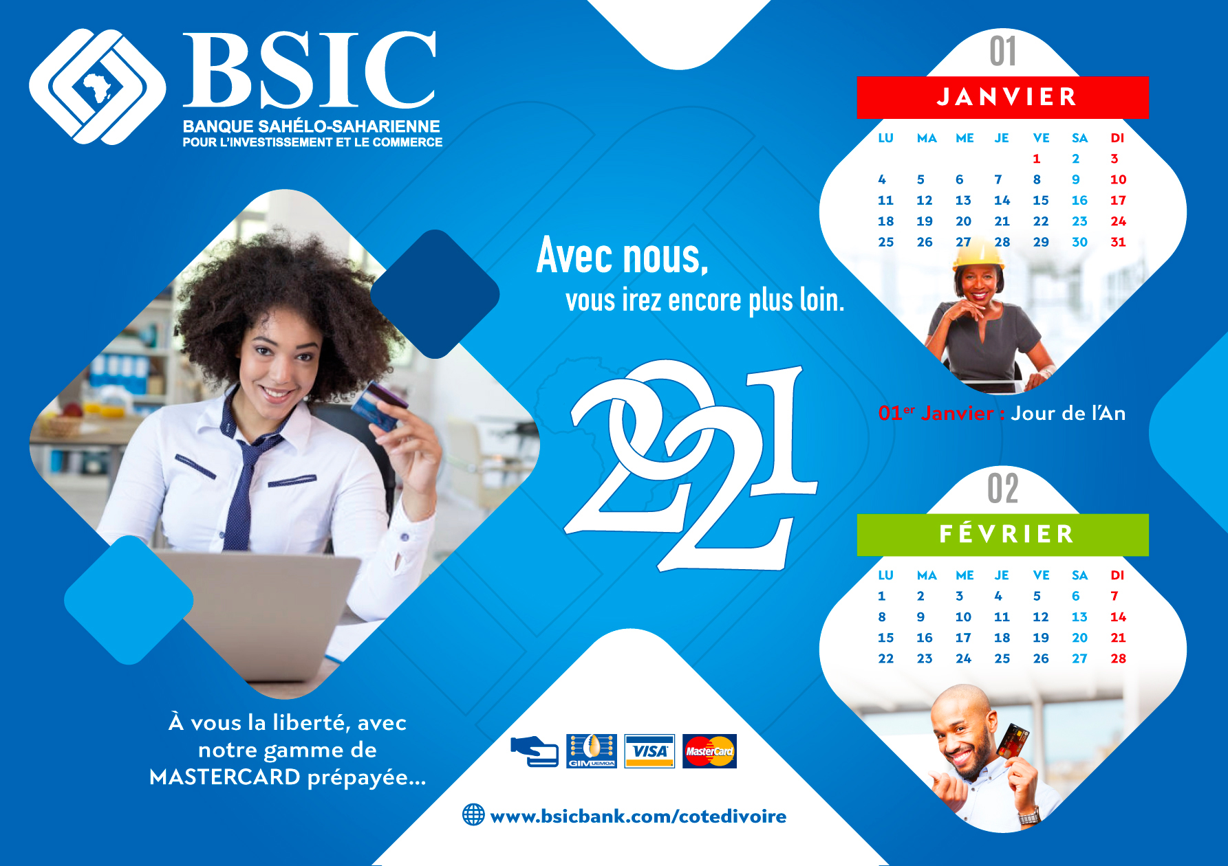 CALENDRIER CHEVALET BSIC
